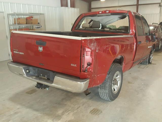 3D7KR28C86G282603 - 2006 DODGE RAM 2500 S RED photo 4