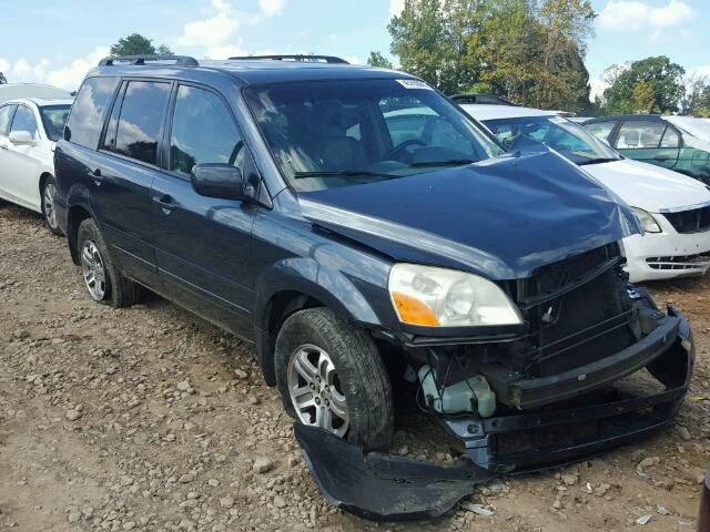 5FNYF186X5B044418 - 2005 HONDA PILOT EXL GREEN photo 1