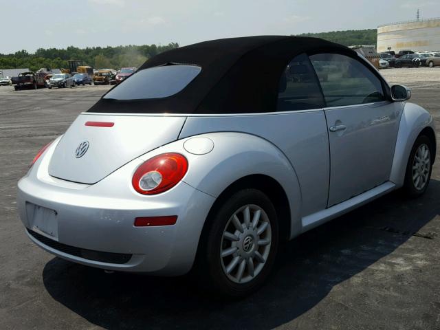 3VWRF31Y46M320517 - 2006 VOLKSWAGEN NEW BEETLE ვერცხლისფერი ფოტო 4