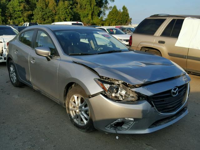 JM1BM1V73E1130106 - 2014 MAZDA 3 TOURING SILVER photo 1