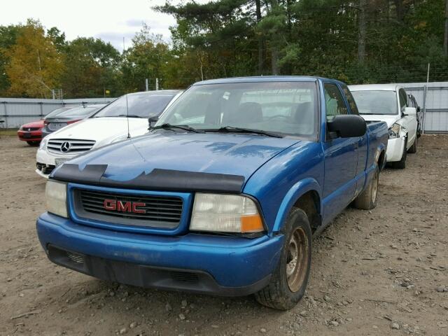 1GTCS1958Y8267122 - 2000 GMC SONOMA BLUE photo 2