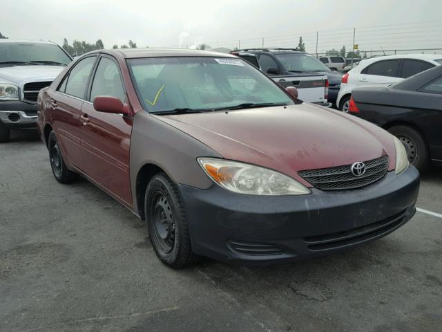 4T1BE32K54U353533 - 2004 TOYOTA CAMRY LE RED photo 1