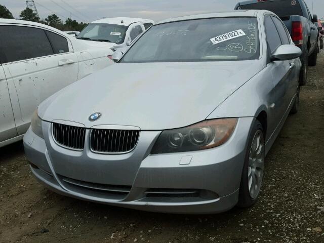 WBAVB73527VH21336 - 2007 BMW 335 I SILVER photo 2