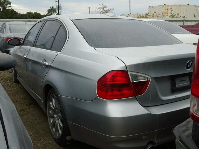 WBAVB73527VH21336 - 2007 BMW 335 I SILVER photo 3