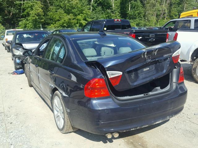 WBAVB17546NK31287 - 2006 BMW 325 I AUTO BLUE photo 3