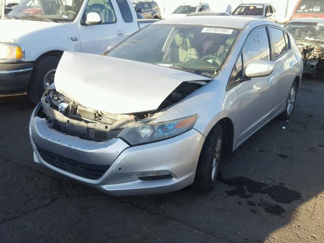 JHMZE2H72AS029512 - 2010 HONDA INSIGHT EX SILVER photo 2
