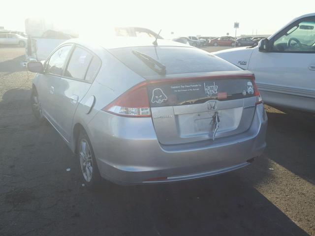 JHMZE2H72AS029512 - 2010 HONDA INSIGHT EX SILVER photo 3
