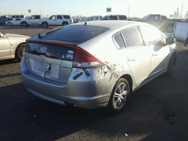 JHMZE2H72AS029512 - 2010 HONDA INSIGHT EX SILVER photo 4