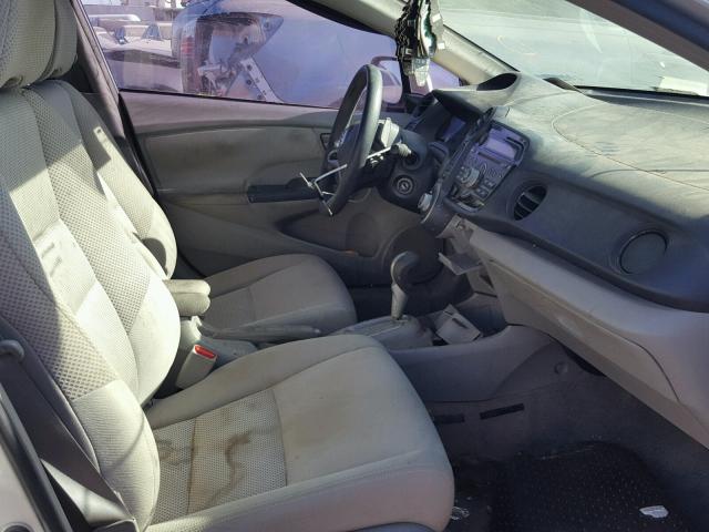JHMZE2H72AS029512 - 2010 HONDA INSIGHT EX SILVER photo 5