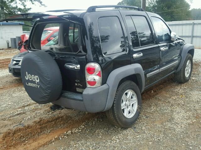 1J4GK48K22W171803 - 2002 JEEP LIBERTY BLACK photo 4