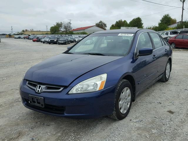 1HGCM56304A114923 - 2004 HONDA ACCORD LX BLUE photo 2