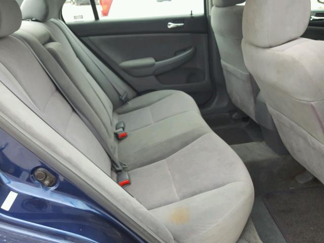 1HGCM56304A114923 - 2004 HONDA ACCORD LX BLUE photo 6