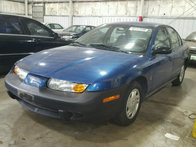 1G8ZF5285YZ261695 - 2000 SATURN SL BLUE photo 2