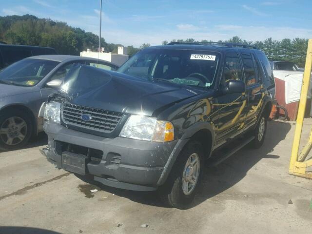 1FMZU62K43UC61041 - 2003 FORD EXPLORER GREEN photo 2