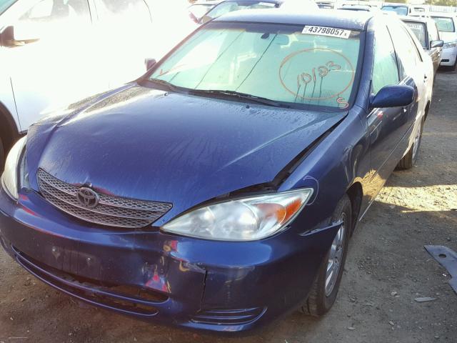 JTDBE30K920072413 - 2002 TOYOTA CAMRY LE 蓝色 照片 2