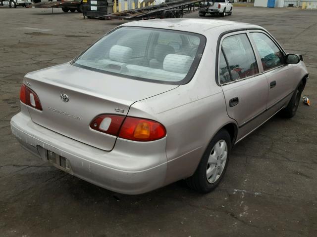 1NXBR12E3YZ346993 - 2000 TOYOTA COROLLA VE BEIGE photo 4