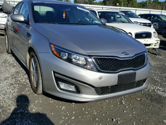 KNAGM4A75F5556495 - 2015 KIA OPTIMA LX SILVER photo 1