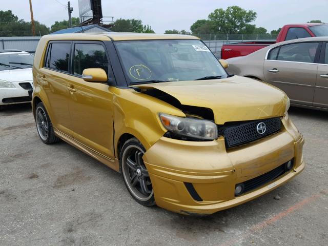 JTLKE50E081057246 - 2008 TOYOTA SCION XB ოქროსფერი ფოტო 1