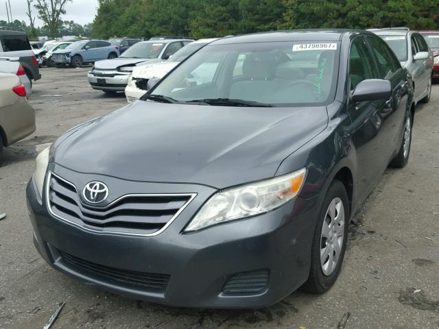 4T1BF3EK3BU126959 - 2011 TOYOTA CAMRY BASE CHARCOAL photo 2