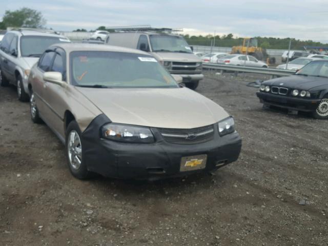 2G1WF55E819362846 - 2001 CHEVROLET IMPALA TAN photo 1