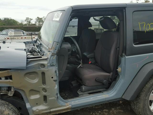 1C4AJWAG0EL270609 - 2014 JEEP WRANGLER S Boz foto 10