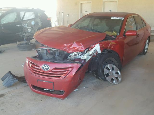 4T1BE46K09U368108 - 2009 TOYOTA CAMRY BASE RED photo 2