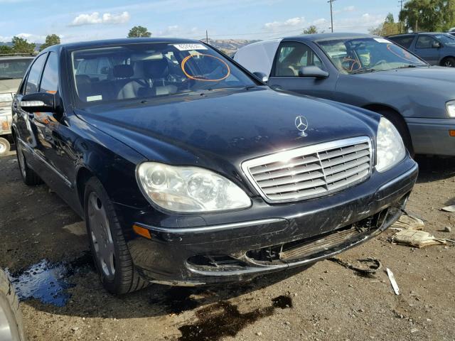 WDBNG76J75A439366 - 2005 MERCEDES-BENZ S 600 BLACK photo 1