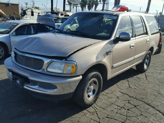 1FMEU17L0VLA22100 - 1997 FORD EXPEDITION TAN photo 2