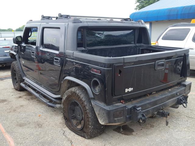 5GRGN22U45H124906 - 2005 HUMMER H2 SUT BLACK photo 3