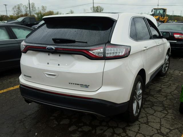 2FMPK4K93HBB42120 - 2017 FORD EDGE WHITE photo 4