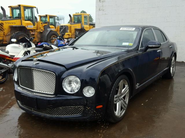 SCBBB7ZH4CC016776 - 2012 BENTLEY MULSANNE BLUE photo 2