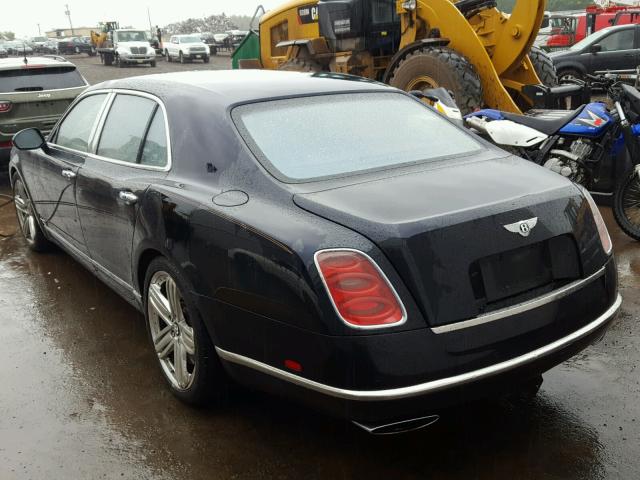 SCBBB7ZH4CC016776 - 2012 BENTLEY MULSANNE BLUE photo 3