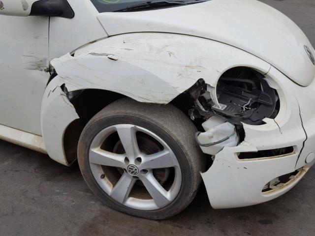 3VWFG31Y07M410510 - 2007 VOLKSWAGEN NEW BEETLE 白色 照片 9