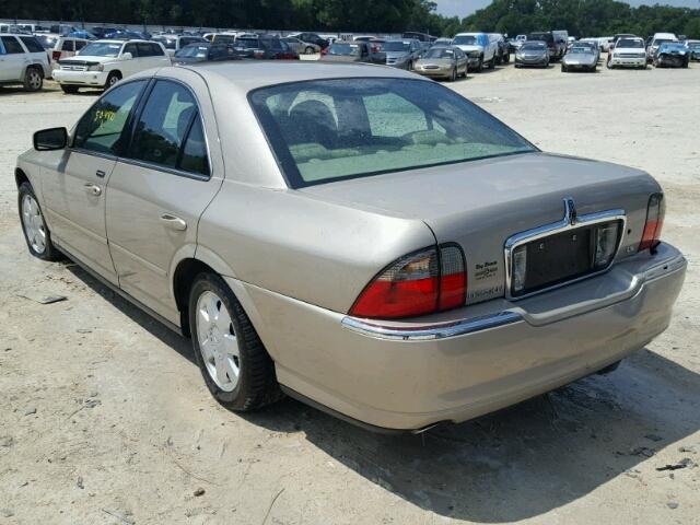 1LNHM86S95Y616332 - 2005 LINCOLN LS 金色 照片 3