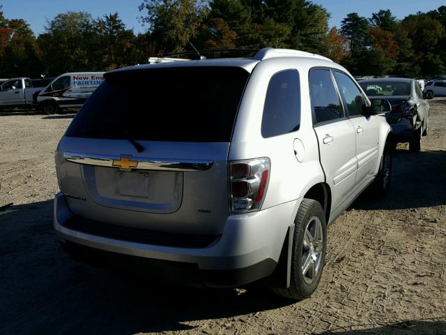 2CNDL63F996247318 - 2009 CHEVROLET EQUINOX LT SILVER photo 4