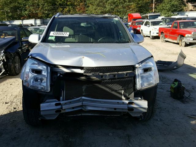 2CNDL63F996247318 - 2009 CHEVROLET EQUINOX LT SILVER photo 9