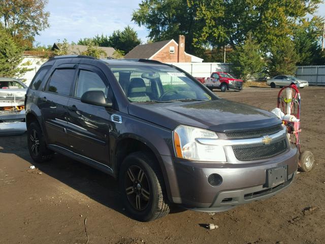 2CNDL23F386309609 - 2008 CHEVROLET EQUINOX LS BROWN photo 1