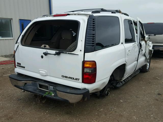 1GNEC13T81R135501 - 2001 CHEVROLET TAHOE WHITE photo 4