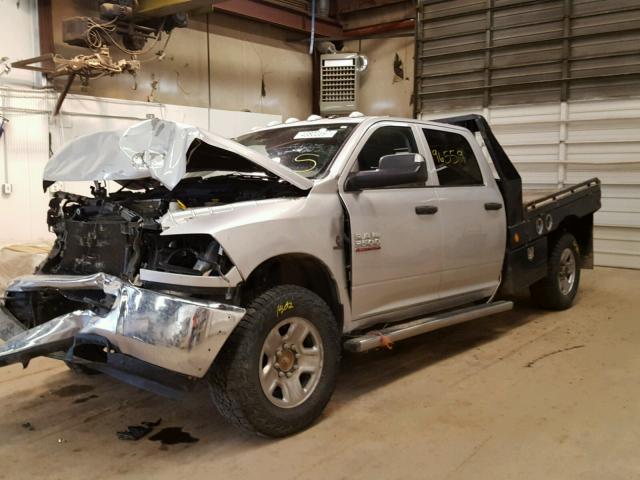 3C63R3GL3FG633480 - 2015 RAM 3500 ST SILVER photo 2