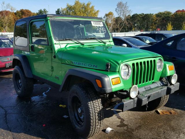 1J4FA69S85P351701 - 2005 JEEP WRANGLER / GREEN photo 1