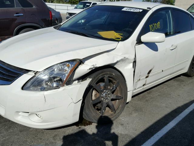 1N4AL2AP6CC133518 - 2012 NISSAN ALTIMA BAS WHITE photo 9