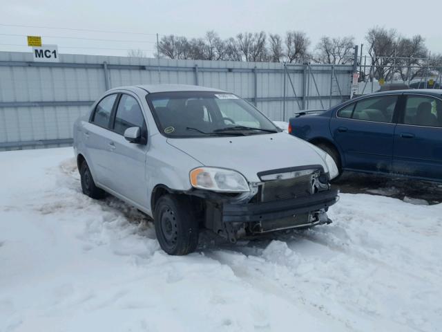 KL1TD5DEXBB193969 - 2011 CHEVROLET AVEO LS 银色 照片 1