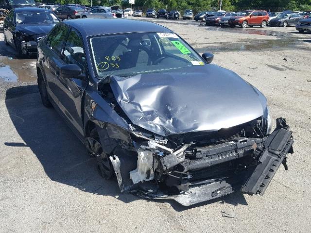 3VW1K7AJ0CM382298 - 2012 VOLKSWAGEN JETTA BASE 灰色 照片 1