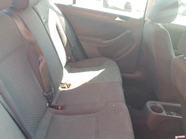 3VW1K7AJ0CM382298 - 2012 VOLKSWAGEN JETTA BASE 灰色 照片 6