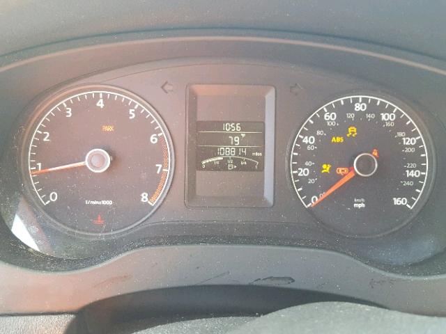 3VW1K7AJ0CM382298 - 2012 VOLKSWAGEN JETTA BASE 灰色 照片 8