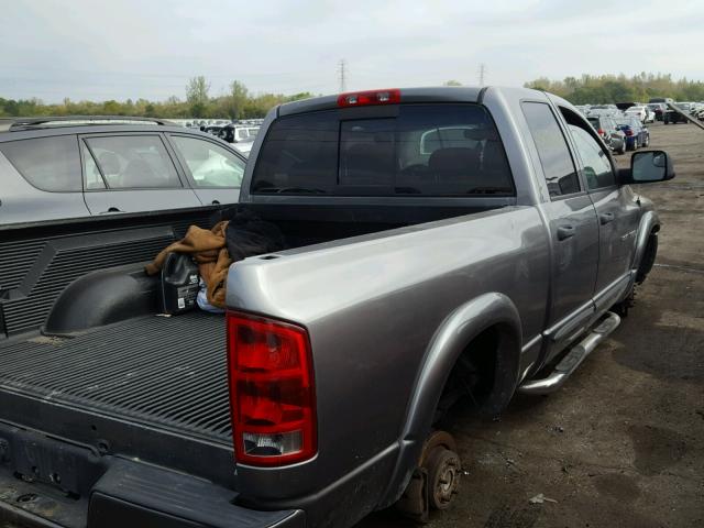 1D7HU18D85J617349 - 2005 DODGE RAM 1500 S GRAY photo 4