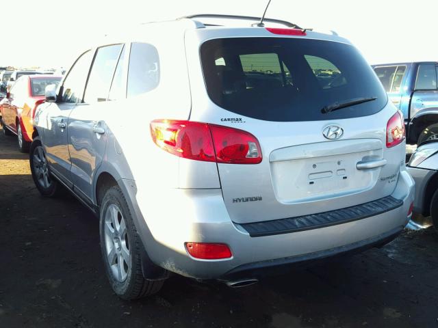 5NMSH73E69H320762 - 2009 HYUNDAI SANTA FE SILVER photo 3