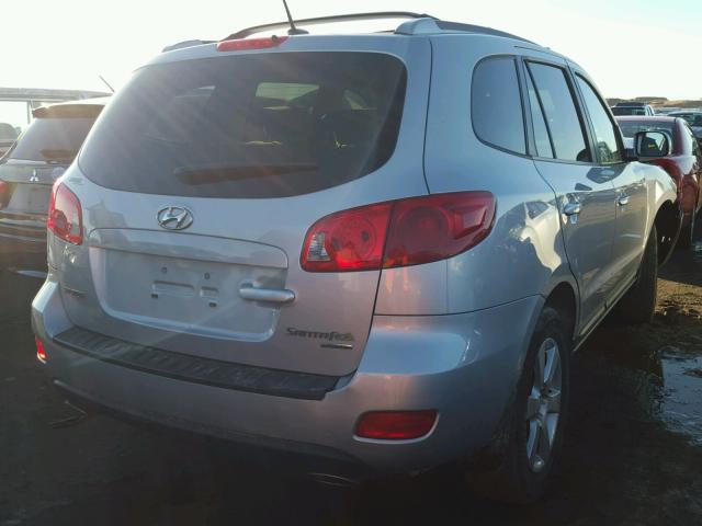 5NMSH73E69H320762 - 2009 HYUNDAI SANTA FE SILVER photo 4