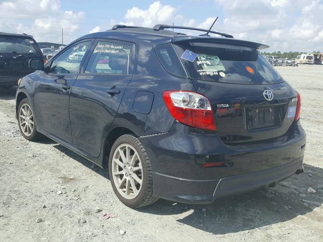 2T1KU4EE5AC259258 - 2010 TOYOTA COROLLA MA BLACK photo 3