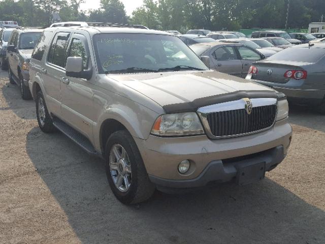 5LMEU88H14ZJ13517 - 2004 LINCOLN AVIATOR TAN photo 1